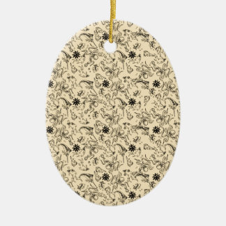 Sailor Jerry Pattern Ceramic Ornament