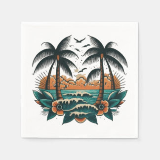 Sailor Jerry Style Napkin