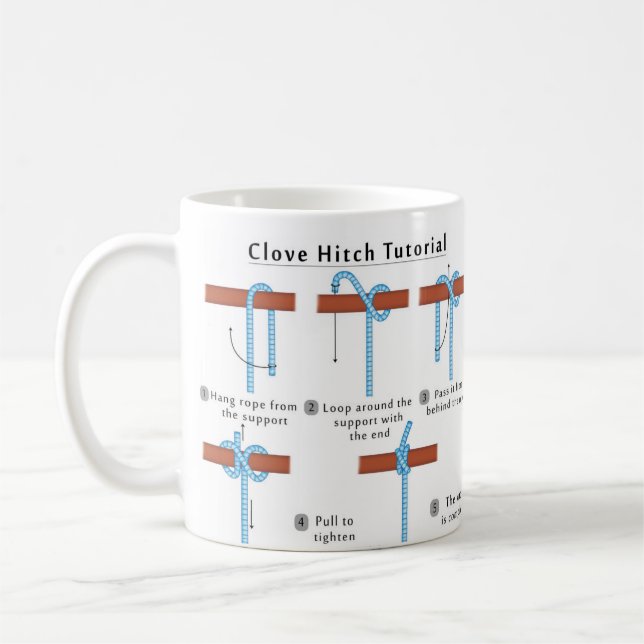 Sailor Knot Coffee Mug (Left)