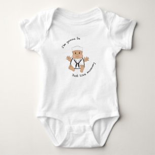 Sailor mommy baby bodysuit