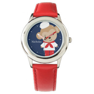 Sailor Monkey Personalized Kid's Watch