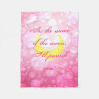 Sailor Moon Quote Blanket