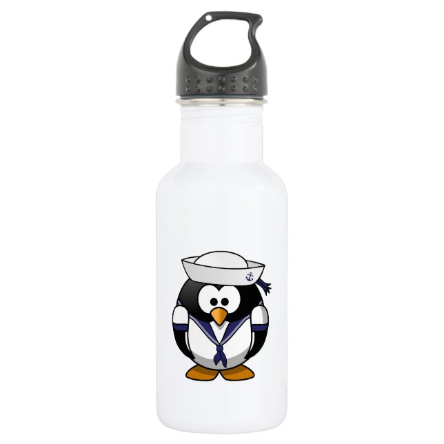 Sailor Penguin 532 Ml Water Bottle (Front)