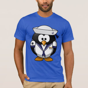 Sailor Penguin With Gay bear Pride Motifs - Shirt