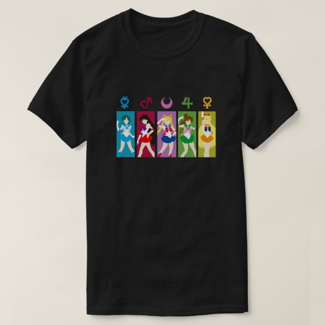 Sailor Senshi Classic T-Shirt (Design Front)