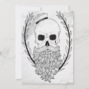 Sailor Skull Halloween Card