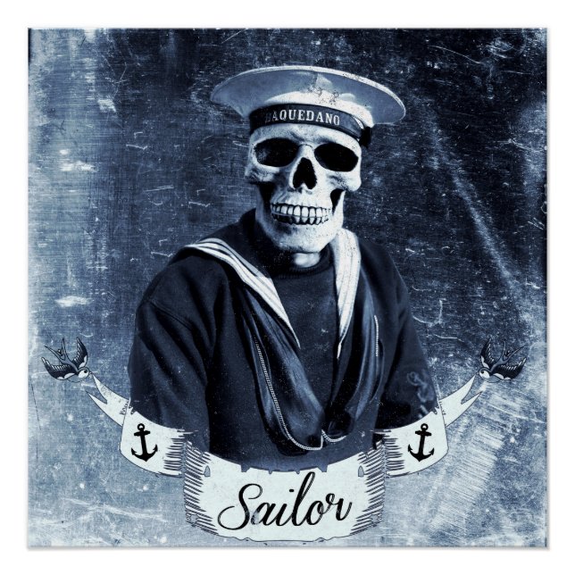 Sailor skull poster (Front)