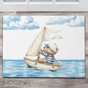 Sailor Teddy Bear Doormat