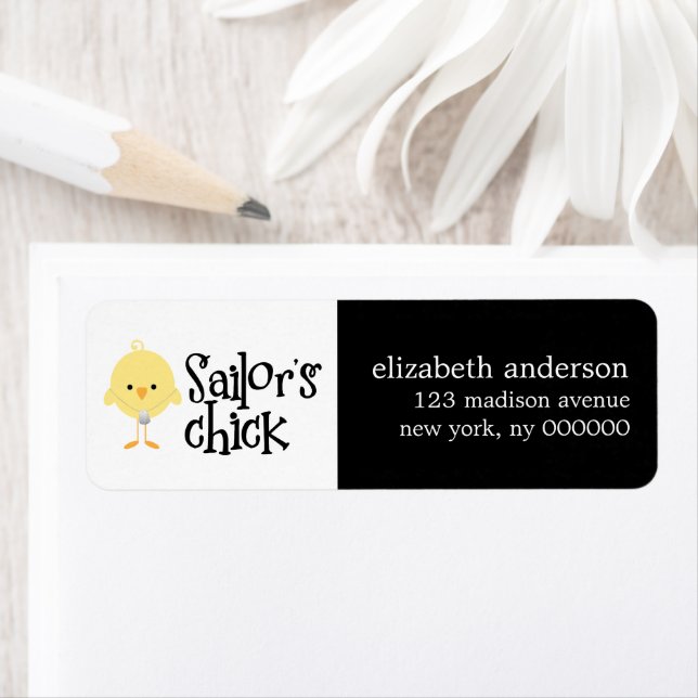 Sailor's Chick Address Labels (Insitu)