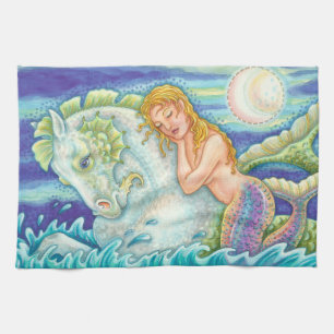 Sailor's Dream Mermaid HAND TOWELS Merhorse
