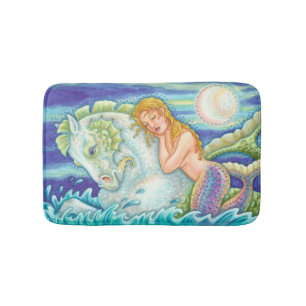 Sailor's Dream Mermaid SMALL BATH MAT Merhorse