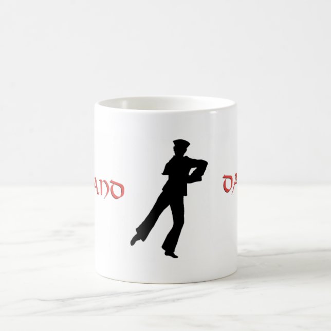 Sailors Hornpipe Highland Dancer Coffee Mug (Center)