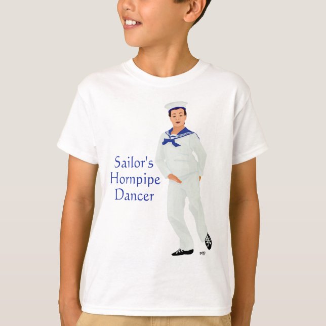 Sailors Hornpipe Highland Dancer T-Shirt (Front)