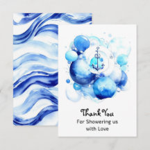 Sailor's Journey Nautical Boy Baby Shower
