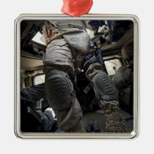 Sailors learn convoy procedures metal ornament