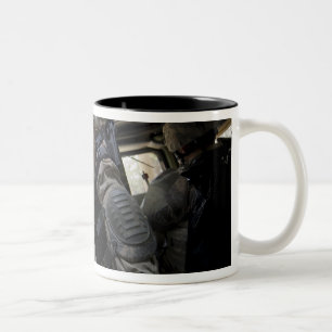 Sailors learn convoy procedures Two-Tone coffee mug