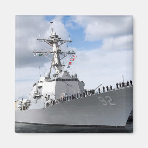 Sailors man the rails magnet