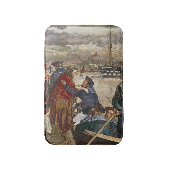  Sailors' Sweethearts and Wives (by John Lee) Bath Mat (Front Vertical)