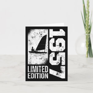 Sailors Yacht-sailboats Vintage 1957 Birthday Ding Card