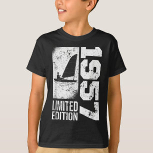 Sailors Yacht-sailboats Vintage 1957 Birthday Ding T-Shirt