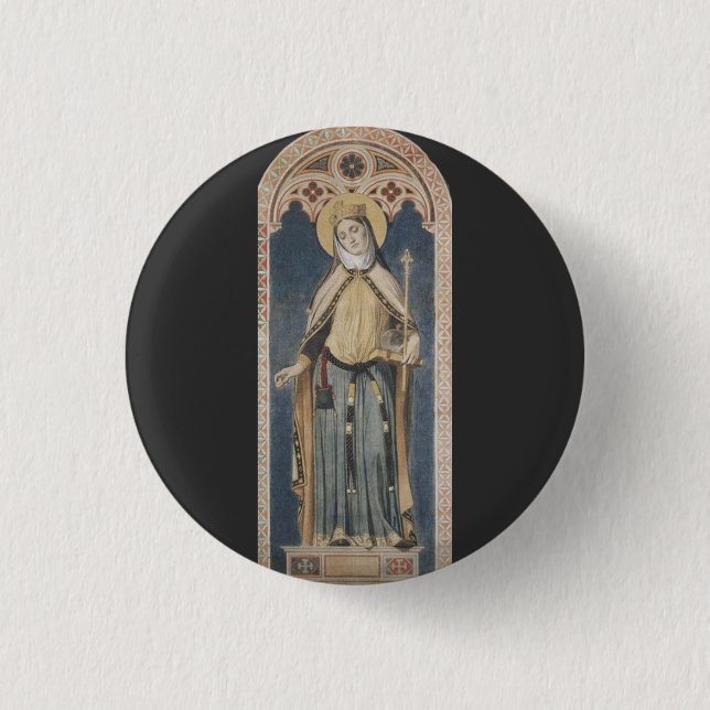 Saint Adelaide of Italy 1 Inch Round Button (Front)