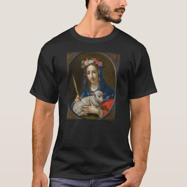 Saint Agatha (by Cesare Dandini) T-Shirt (Front)