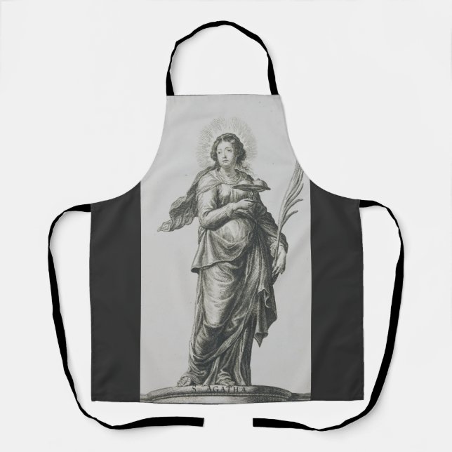 Saint Agatha of Sicily Apron (Front)