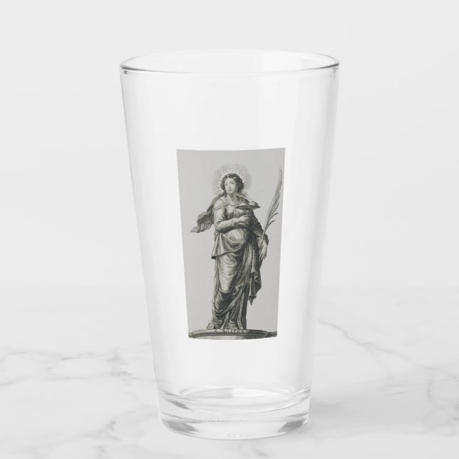 Saint Agatha of Sicily Glass (Front)