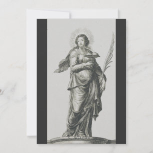 Saint Agatha of Sicily Invitation