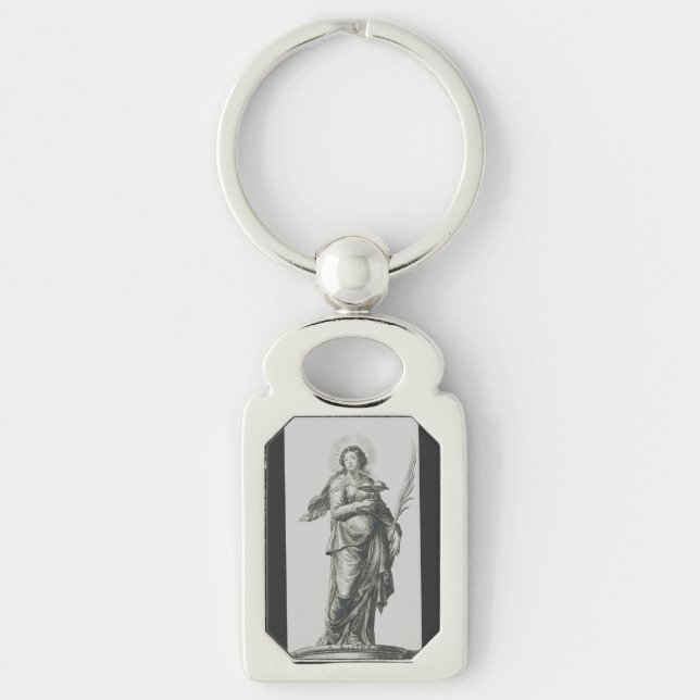Saint Agatha of Sicily Keychain (Front)