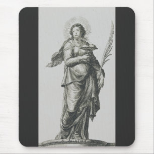 Saint Agatha of Sicily Mouse Pad