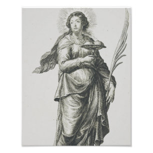 Saint Agatha of Sicily Photo Print