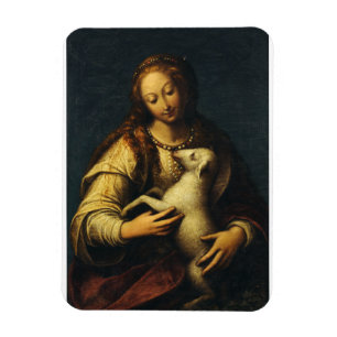 Saint Agnes Pure Witness of Christ Magnet