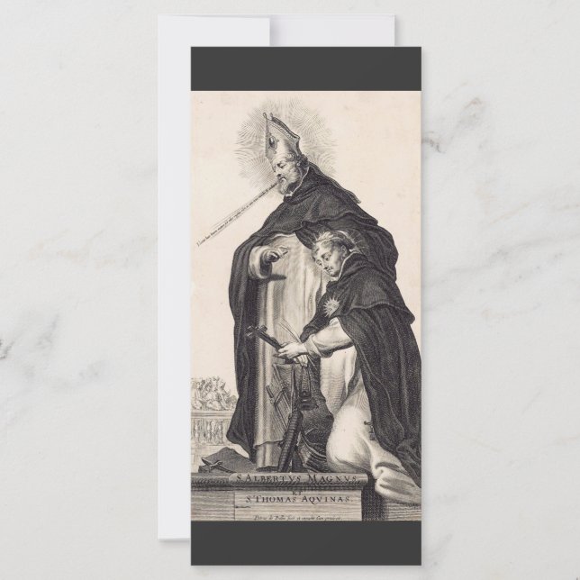 Saint Albert the Great and saint Thomas Aquinas (Front)