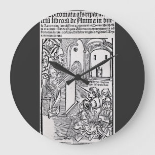 Saint Albertus Magnus Doctor of the Church Large Clock