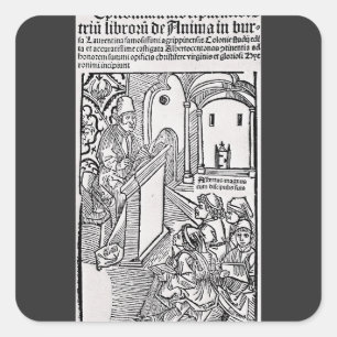Saint Albertus Magnus Doctor of the Church Square Sticker