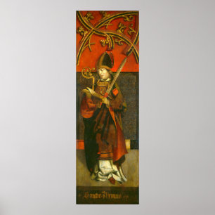 Saint Alcuin - Tyrolean German Fine Art Poster