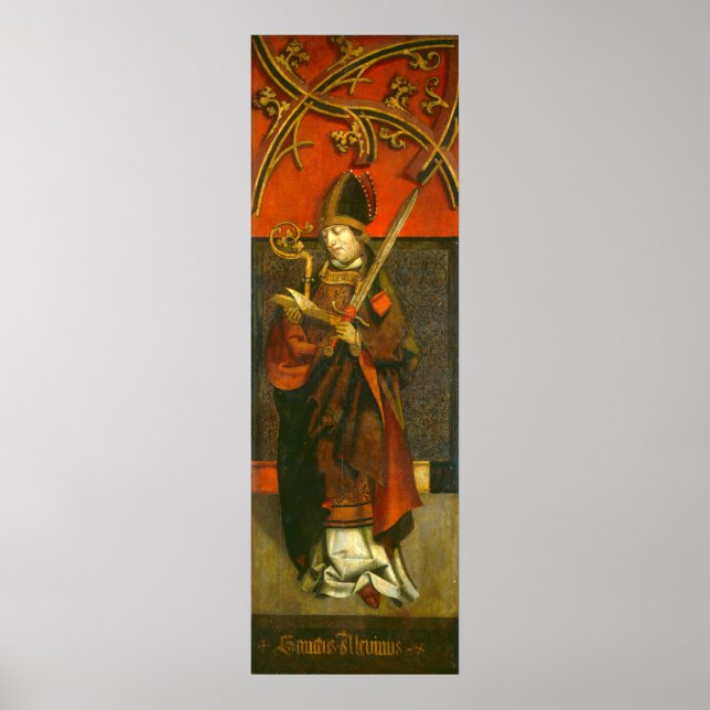 Saint Alcuin - Tyrolean German Fine Art Poster (Front)