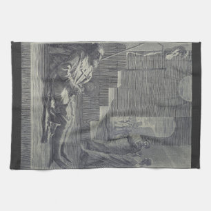 Saint Alexius of Rome Kitchen Towel