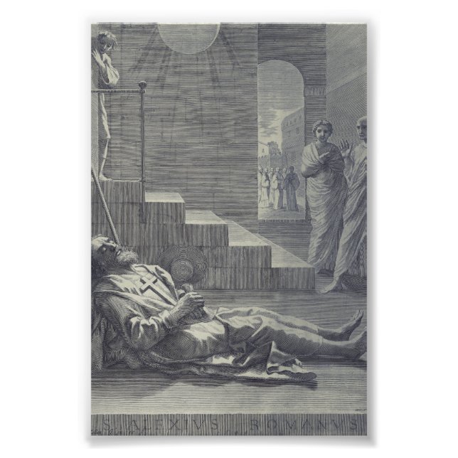 Saint Alexius of Rome Sacred Humility Art Photo Print (Front)