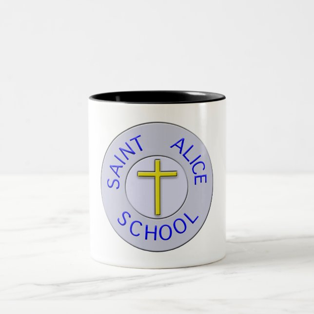 Saint Alice School Colour Patch Two-Tone Coffee Mug (Center)