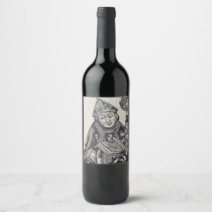 Saint Amandus catholic missionaries of Flanders Wine Label