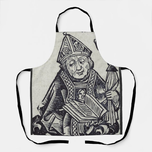 Saint Amandus Founder and Missionary Art Apron (Front)