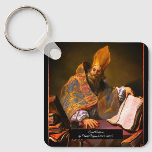 Saint Ambrose of Milan Keychain