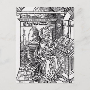 Saint Ambrose of Milan Postcard