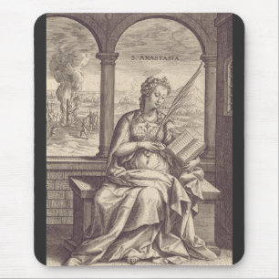 Saint Anastasia Christian saint and martyr Mouse Pad
