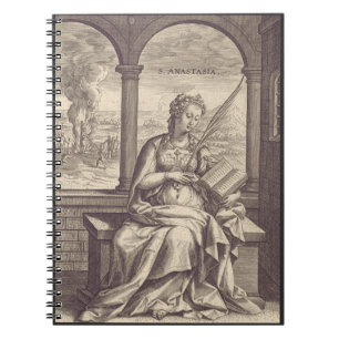 Saint Anastasia Christian saint and martyr Notebook