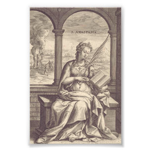 Saint Anastasia Christian saint and martyr Photo Print