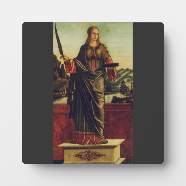 Saint Anastasia of Rome Plaque (Front)