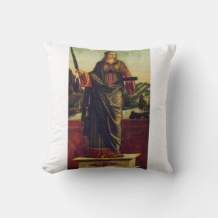 Saint Anastasia of Rome Throw Pillow